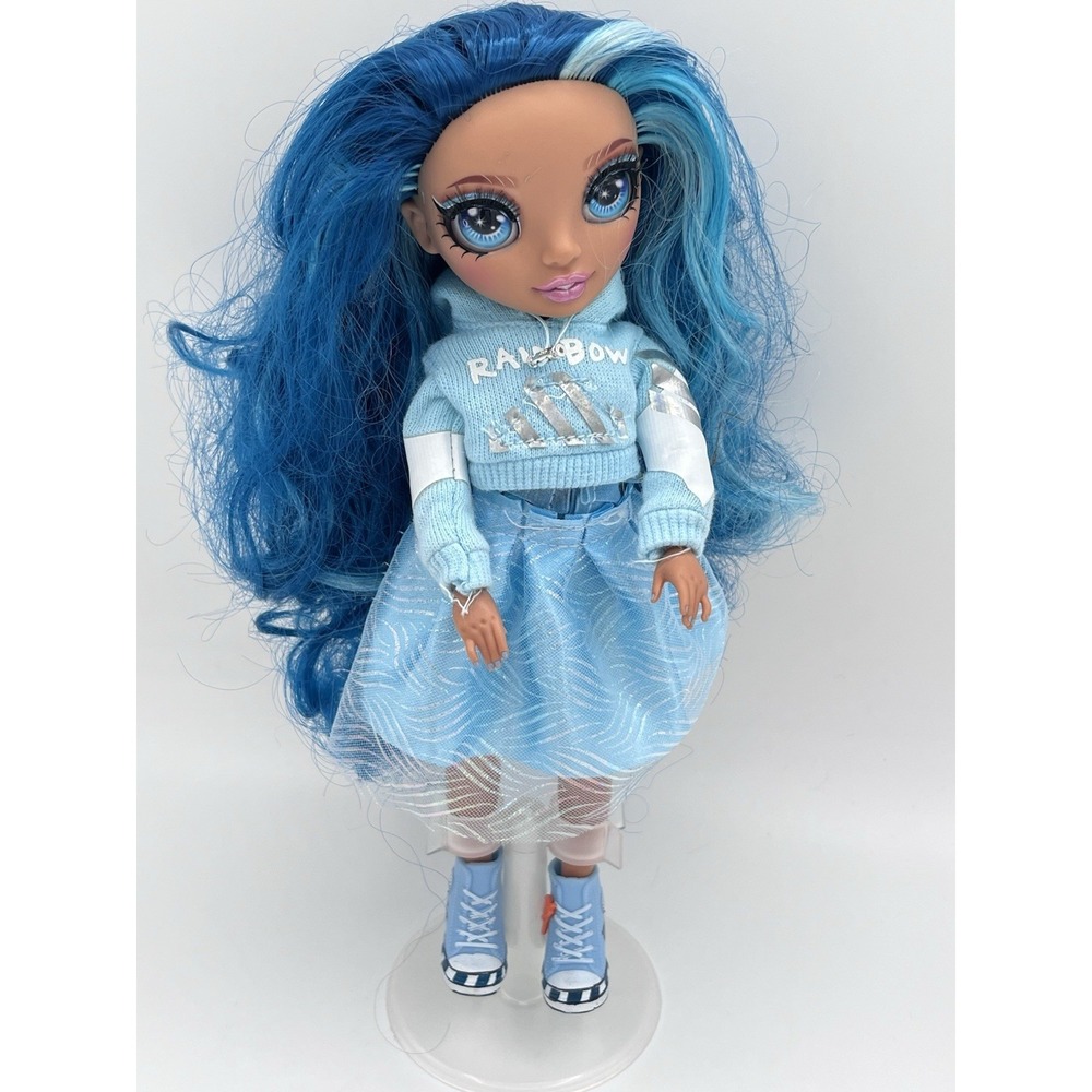 Rainbow High‎ Junior High Skyler Bradshaw Doll MGA Blue Hair Outfit Fashion Doll